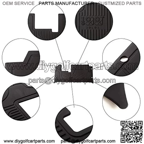 Golf Cart Floor Mat for EZGO RXV, Silica Gel Mat - Image 4