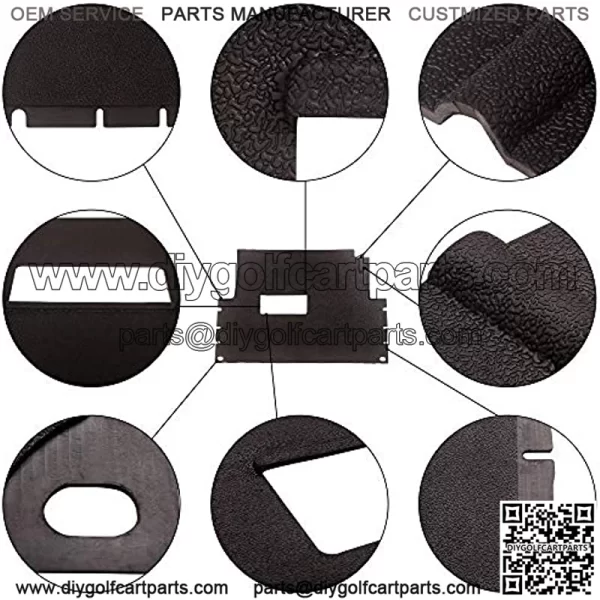Full Coverage Liner Floor Mat for Club Car Precedent 2004-up, Club Car Tempo & Onward 2017-2022 Golf Cart, Replaces OEM# 102504801 102504802 103926401 - Image 4