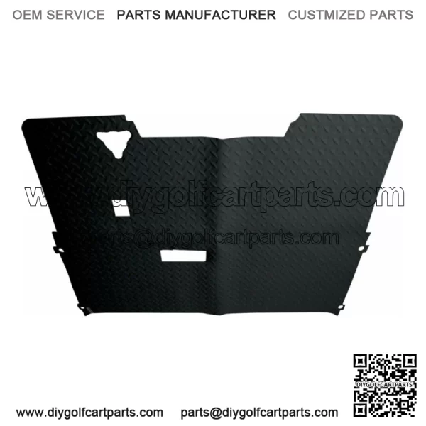EZGO TXT Golf Cart Rubber Diamond Plate Black Floor Mat 1994 - 2001