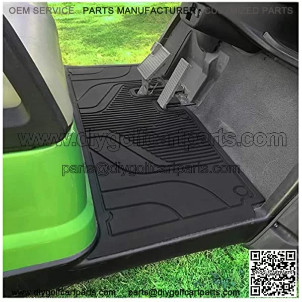 Golf Cart Floor Mat for Yamaha G29 Drive/Drive 2,high Temperature Resistant Silica Gel Mat,8mm Thick Not Deformed Non-Slip Non Curl up Odorless Golf Cart Floor Liner Mat