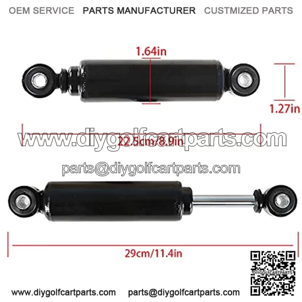 2 - Pack Front Shock Absorbers Replacement for Club Car DS 1981 - 2011 Precedent 2004 - Up G & E Golf Cart Models 1010991 1014235 102588601 - Image 3
