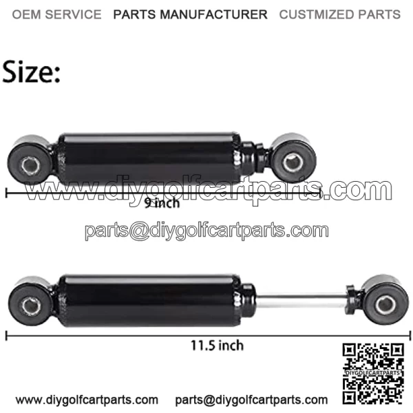 Golf Cart Front Rear Shock Absorbers Kit for Club Car DS 1988-up, Precedent 2004-up Gas & Electric Models, Replace OEM 1014235 1015813 1010991 1012183 1014236 1013164 - Image 3
