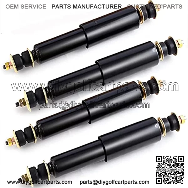 EZGO TXT Front and Rear Shock Absorbers Kits for 1994-Up Golf Cart OEM# 76418-01 - 4 Pieces