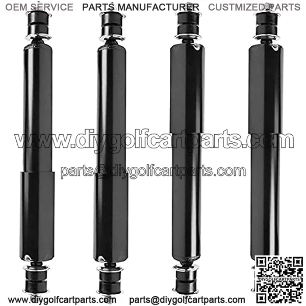 4 amortiguadores delanteros traseros de repuesto para EZGO TXT Medalist Golf Cart Gas y Electric 1994-2001
