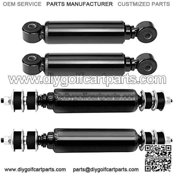 Club Car Shocks Front and Rear Shocks for Golf Cart Club Car DS G&E 1988-up,Precedent G&E 2004-up,Replace OEM:1014235,1014236,1010991,1015813,1013164(2 Front+2 Rear Shocks)