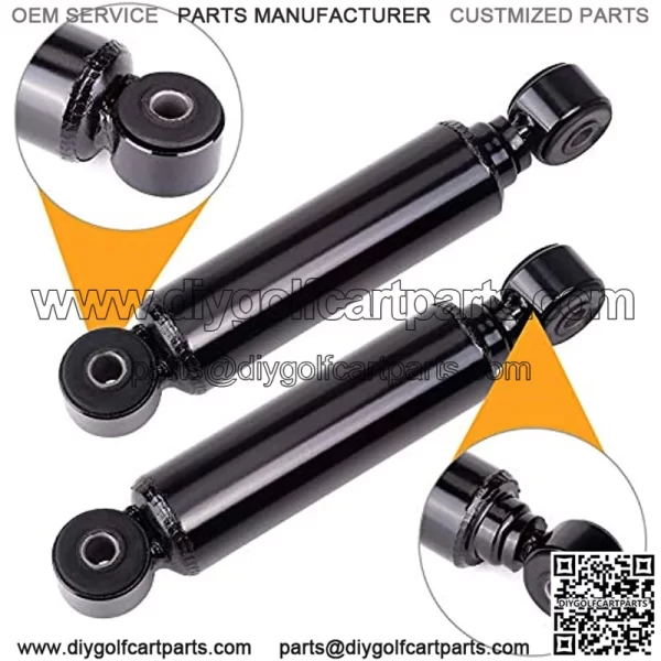Club Car Shocks Front and Rear Shocks for Golf Cart Club Car DS G&E 1988-up,Precedent G&E 2004-up,Replace OEM:1014235,1014236,1010991,1015813,1013164(2 Front+2 Rear Shocks) - Image 2