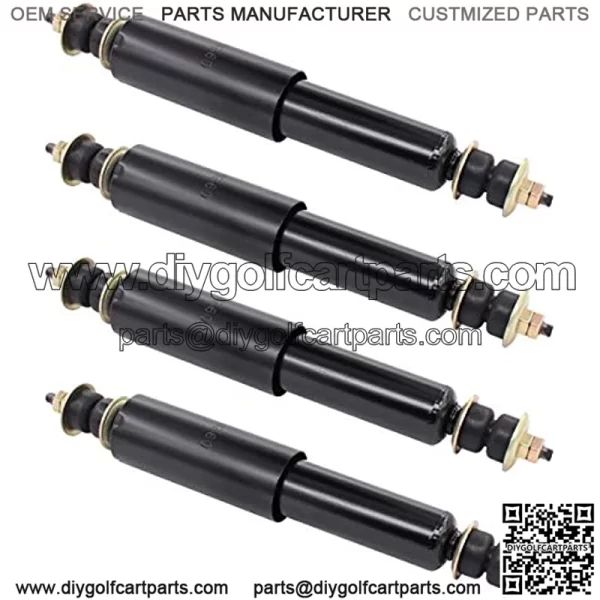 Pack of 4 Front and Rear Shock Absorber Set 76418-01 for EZGO TXT Golf Cart Gas Electric 1994+