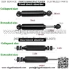 Club Car Shock Absorbers for Club Car DS and Precedent and Tempo Golf Carts OEM#1014235 102588601 1027064-01 102588501(Front and Rear Shock Absorbers 4PCS) - Image 3