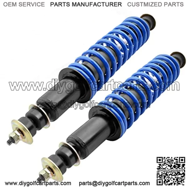 Golf Cart Coil Over Heavy Duty Front/Rear Shocks for EZGO TXT/Medalist 1994-up Gas and Electric Models, Replaces OEM # 70928-G01 76418-G01