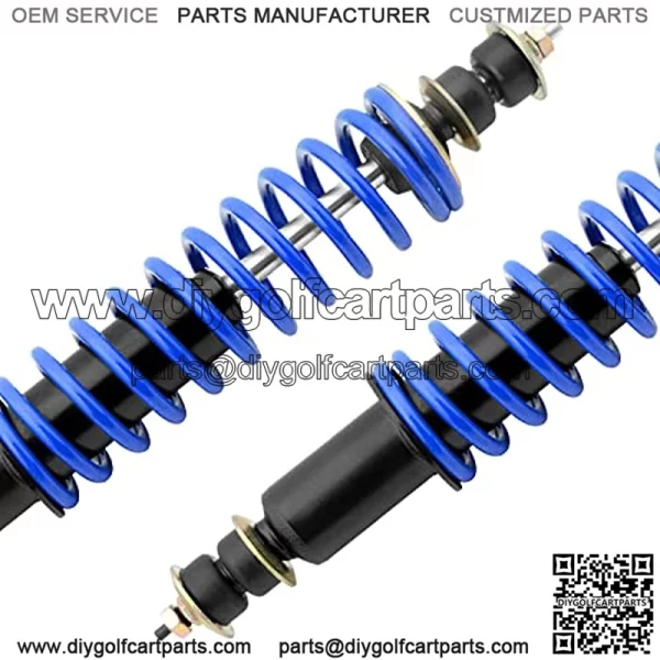 Golf Cart Coil Over Heavy Duty Front/Rear Shocks for EZGO TXT/Medalist 1994-up Gas and Electric Models, Replaces OEM # 70928-G01 76418-G01 - Image 2