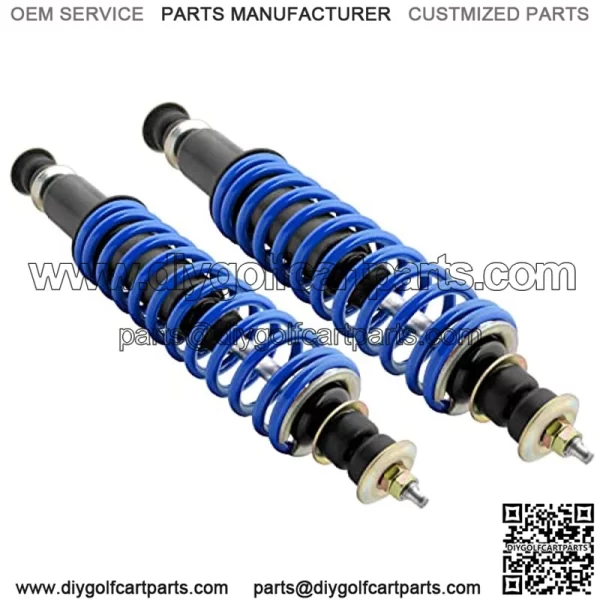 Golf Cart Coil Over Heavy Duty Front/Rear Shocks for EZGO TXT/Medalist 1994-up Gas and Electric Models, Replaces OEM # 70928-G01 76418-G01 - Image 3