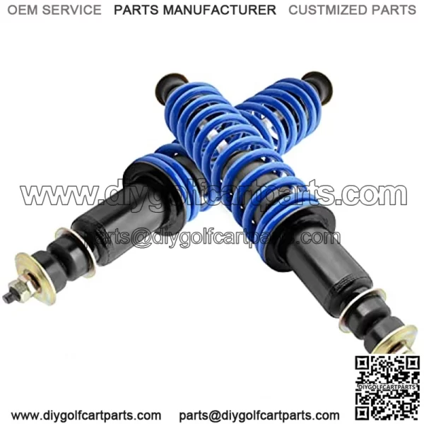 Golf Cart Coil Over Heavy Duty Front/Rear Shocks for EZGO TXT/Medalist 1994-up Gas and Electric Models, Replaces OEM # 70928-G01 76418-G01 - Image 4