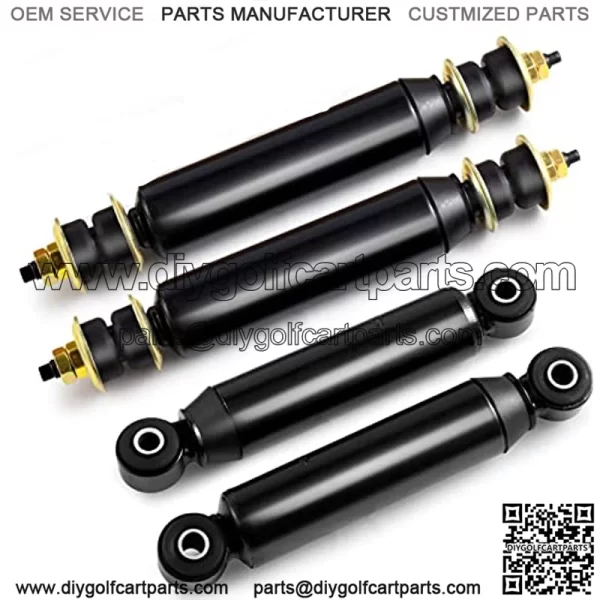 Club Car DS/Precedent Front And Rear Shock Absorbers Kit For Electric & Gas Golf Cart Models Replaces OEM