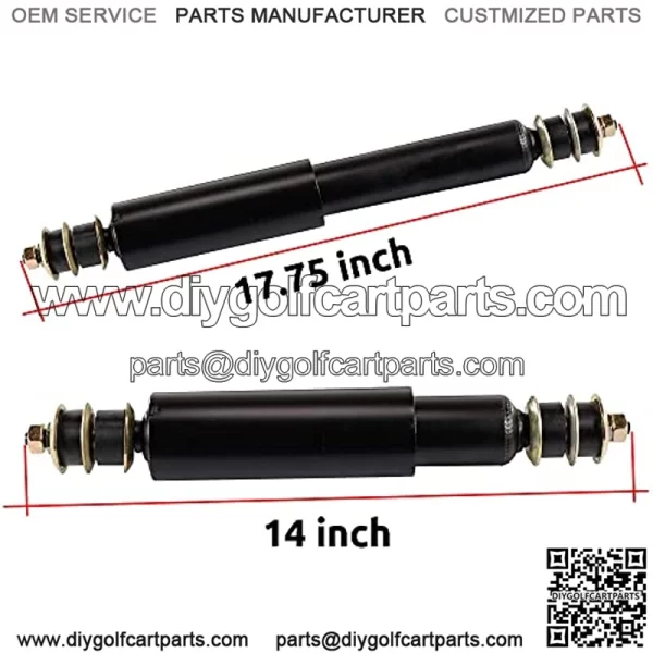 Golf Cart Shock Absorbers Front/Rear Shocks for EZGO TXT 1994-Up Gas & Electric Golf Cart, Replacing OEM # 76418-01??Nivel Part #5006 - Image 5