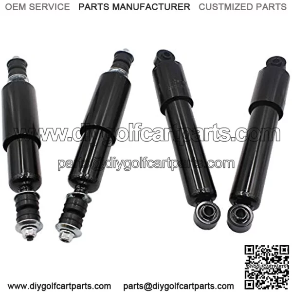 Set of 4 Golf Cart Front & Rear Shock Absorbers Fits 1981-2008 Club Car DS 1014235??1014236
