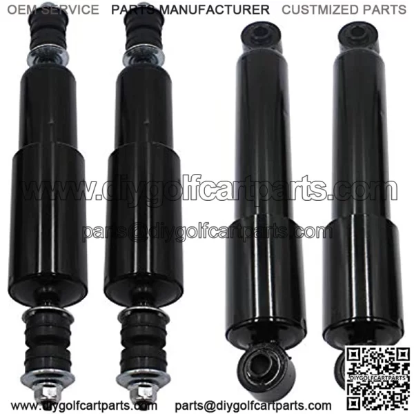 Set of 4 Golf Cart Front & Rear Shock Absorbers Fits 1981-2008 Club Car DS 1014235??1014236 - Image 3