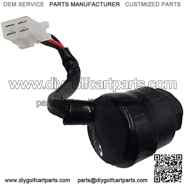 Ignition Key Switch 4 Pins Fits Yamaha G14 Gas/Electric Golf Cart Models JN3-82510-00-00 - Image 3