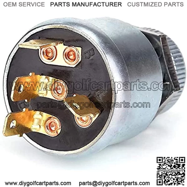 Golf Cart Uniquely Keyed Starter Ignition Switch Kit for EZGO, 4 Terminals, OEM# 33639-G01 33639G01, 33639-G03 33639G03 - Image 4
