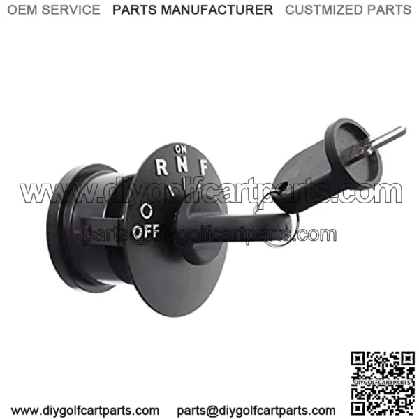 Ignition Key Switch & Keys Replacement for 48V Electric Golf Cart Years 2008 - Up