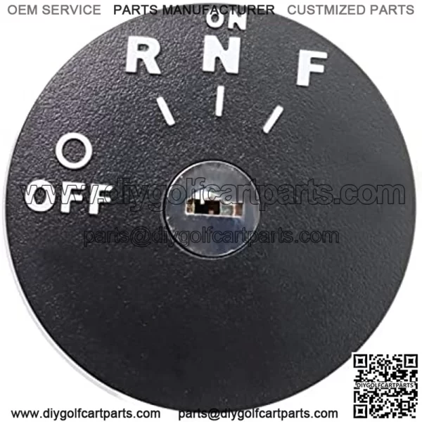 Ignition Key Switch & Keys Replacement for 48V Electric Golf Cart Years 2008 - Up - Image 2