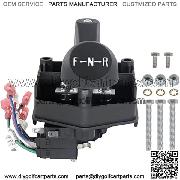 Golf Cart 48 Volt Forward Reverse Switch Assembly, Handle, screws and nuts kit, Heavy Duty Forward and Reverse Switch, Fits Club Car DS Electric 1996 and Newer 48V, Replaces Club Car 101753005 - Image 4