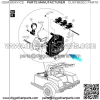 Golf Cart Forward and Reverse Switch Assembly with Handle for Club Car DS 1996-Up 48 Volt OEM #101753005 - Image 5