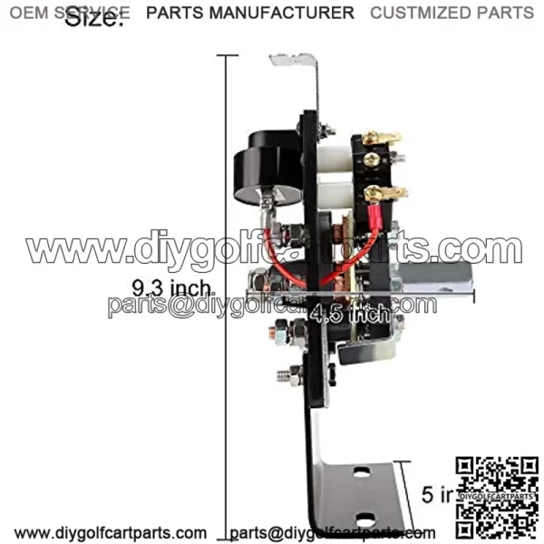 Golf Cart Forward Reverse Switch Assembly for EZGO 2-Cycle Gas 1983-1986,Electric 1977-1985, F&R Switch Replace OEM# 26326-G01 - Image 4