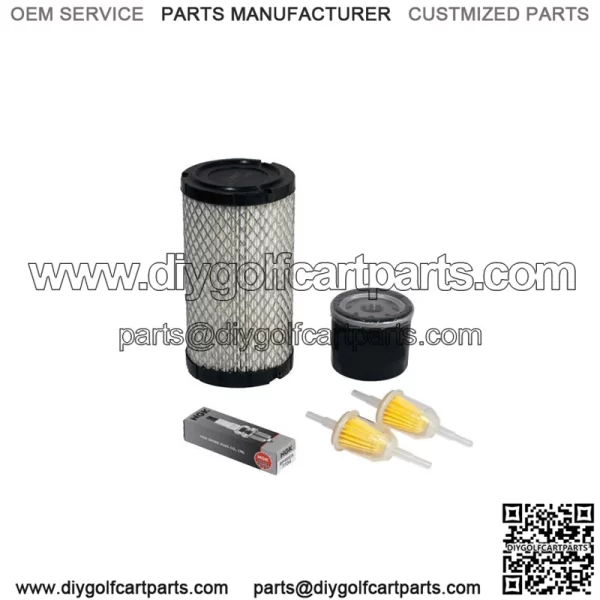 Tune Up Kit with Oil Filter for Club Car Precedent 4-Cycle Golf Cart