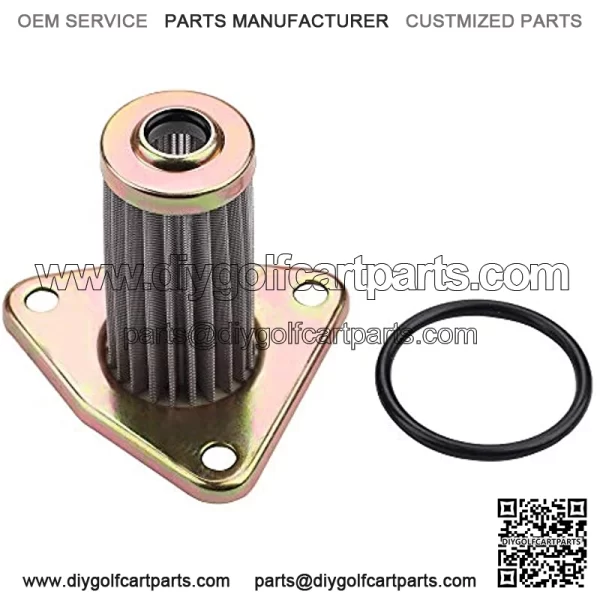 Tvent 72368G01 Air Filter w 26591G01 Oil Filter Replacement for EZGO TXT Medalist 4 Cycle 295cc 350cc Golf Cart 1994-2005 with 72084-G01 Fuel Filter Spark Plug - Image 2