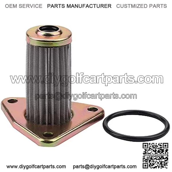 Tvent 72368G01 Air Filter w 26591G01 Oil Filter Replacement for EZGO TXT Medalist 4 Cycle 295cc 350cc Golf Cart 1994-2005 with 72084-G01 Fuel Filter Spark Plug - Image 3