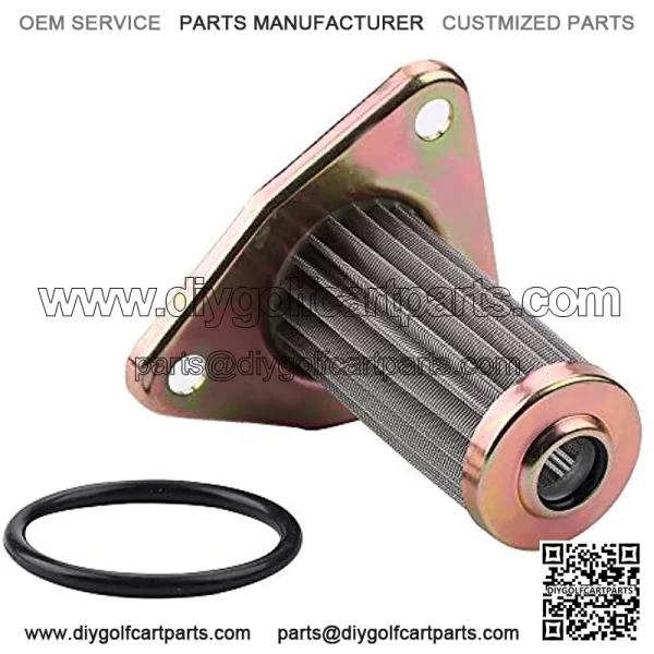 Tvent 72368G01 Air Filter w 26591G01 Oil Filter Replacement for EZGO TXT Medalist 4 Cycle 295cc 350cc Golf Cart 1994-2005 with 72084-G01 Fuel Filter Spark Plug - Image 4