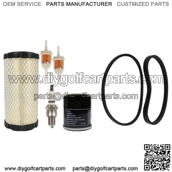 Golf Cart Tune Up Kit Belts For Club Car Precedent 04+ W/ FE350 Kawasaki Engine