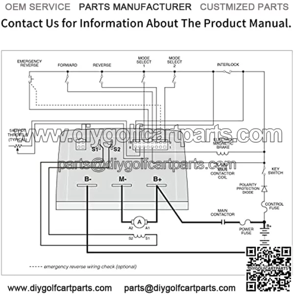 1243-4320 36V 300Amp 0-5V for Electric Vehicle Curtis Seperately Excited Motor Controller for SepEx HangCha Noblift ZoWell Electric Pallet Trucks Controller 12434320 360104320 - Image 3