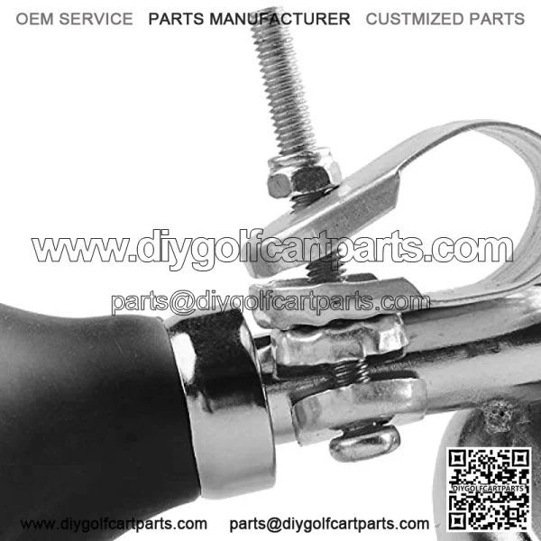 GolfYoo Golf Cart Accessories Old Fashion Chrome Bugle Horn Fits for Club Car Yamaha EZ-GO EZ GO - Image 3