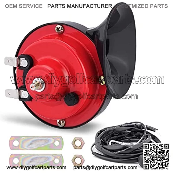 Golf Cart 12 Volt Horn Kit for EZGO Club Car Yamaha, UTV, ATV, Boat