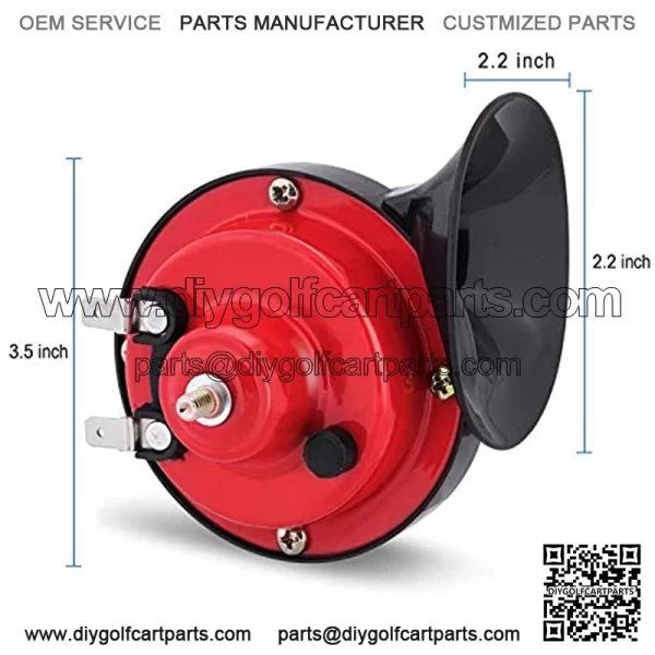Golf Cart 12 Volt Horn Kit for EZGO Club Car Yamaha, UTV, ATV, Boat - Image 2