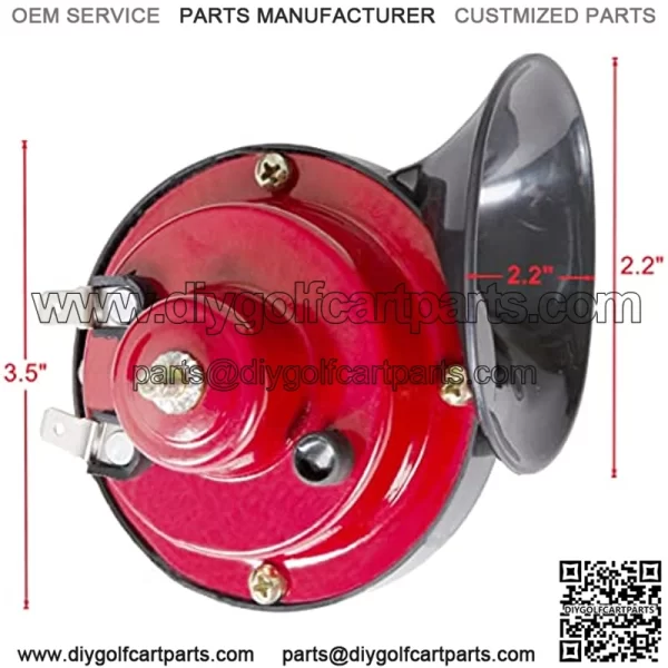 12V Universal Golf Cart Horn Kit with Floor Mount Button for Club Car, EZGO, Yamaha, UTV, ATV, Boat - Image 4