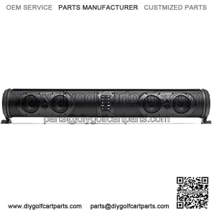 SEDS32 Double-Sided Amplified Powersports 11 Speaker Bluetooth Soundbar Waterproof Sandproof with LED Lighting 500 Watts of Peak Power