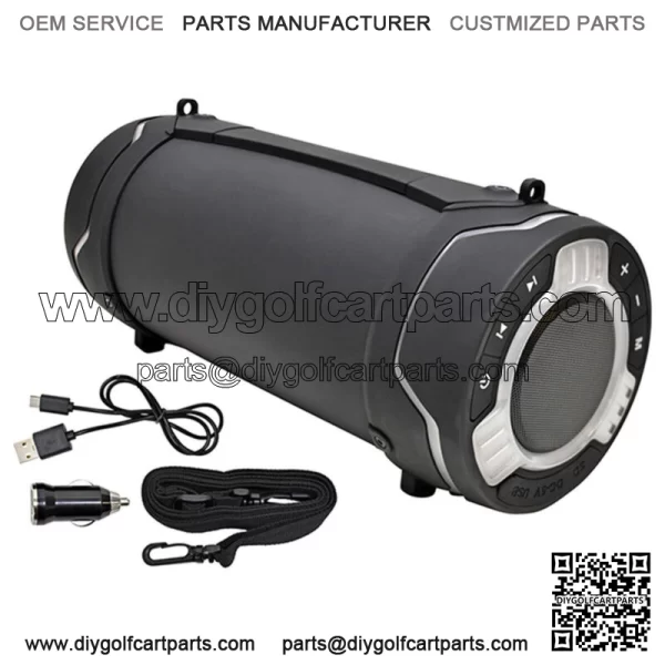 Portable Bluetooth Speaker Tube for Golf Cart