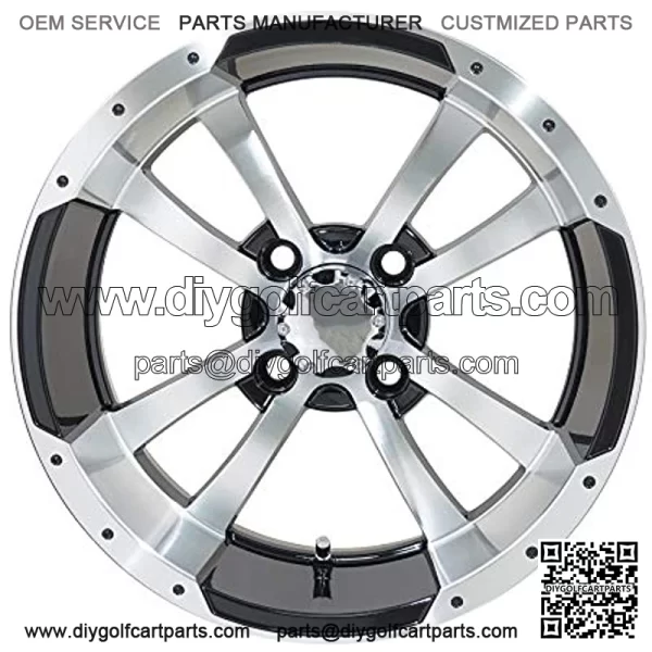 Aluminum Golf Cart Wheel (Sold as Single Unit) - Image 2