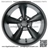 12 inch Godfather (Matte Gray) Golf Cart Wheel 4-4 Bolt (4x101.6mm) | 3:4 - Image 2