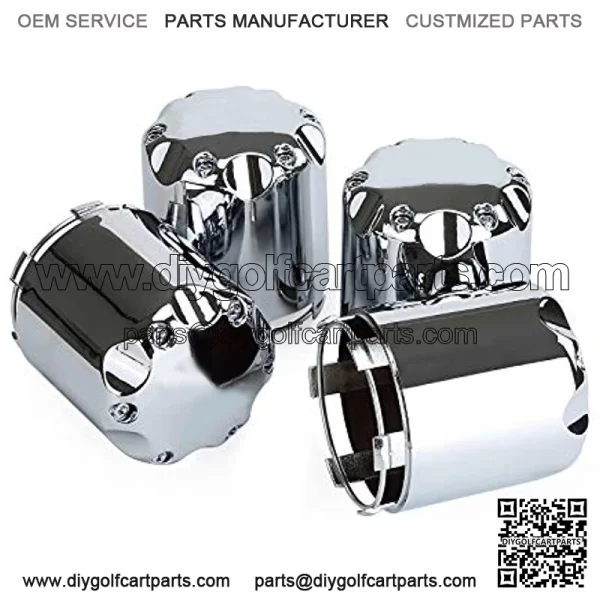 Golf Cart Wheel Alloy Center Covers 8,10,12 Inch Material Aluminum P110Fit for Club Car Yamaha,EZGO (4pcs) - Image 2
