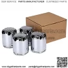 Wheel Alloy Center Cover 8,10,12 Inch Generic Material Aluminum P110for Yamaha EZGO(1 Package 4pcs)