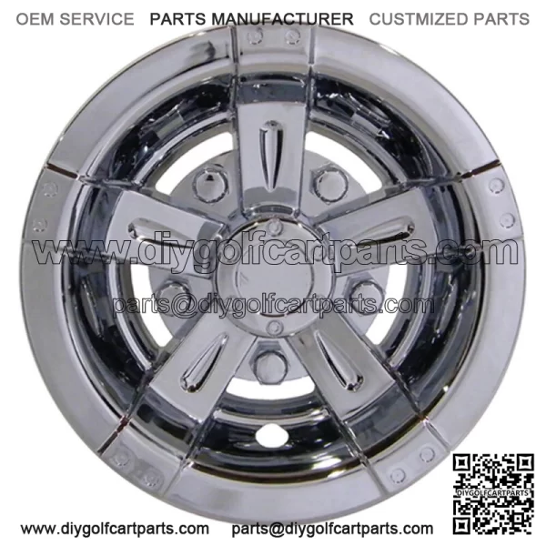 Wheel Cover, 8" Vegas Chrome - Set of 4