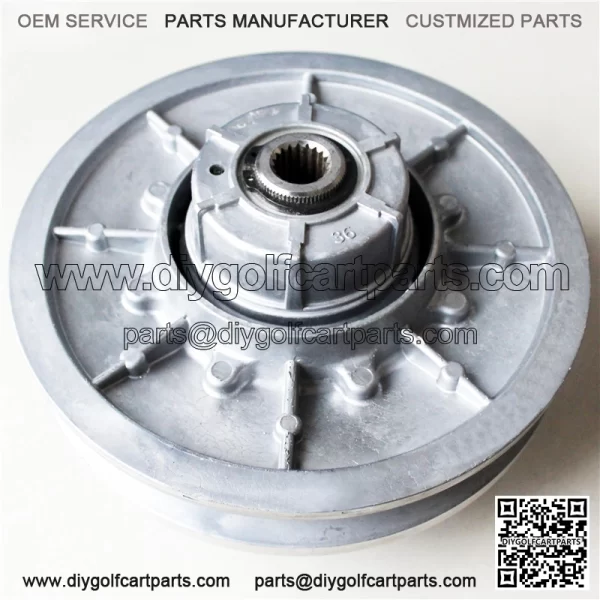 EZGO gas golf car rear clutch driven wheel