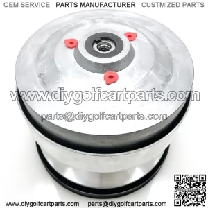 Golf cart clutch driver wheel