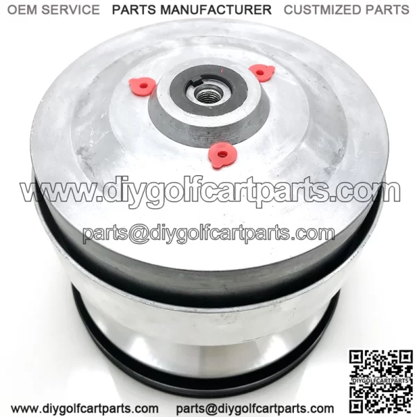Golf cart clutch driver wheel