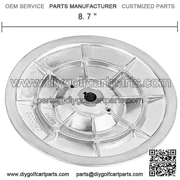 Golf Cart Secondary Driven Power Clutch Kit Metal Surface Drive Clutch 1985-2007 Driven Clutch Kit Compatible with Yamaha Low End G2-G22 Golf Cart (with Spring) - Image 2