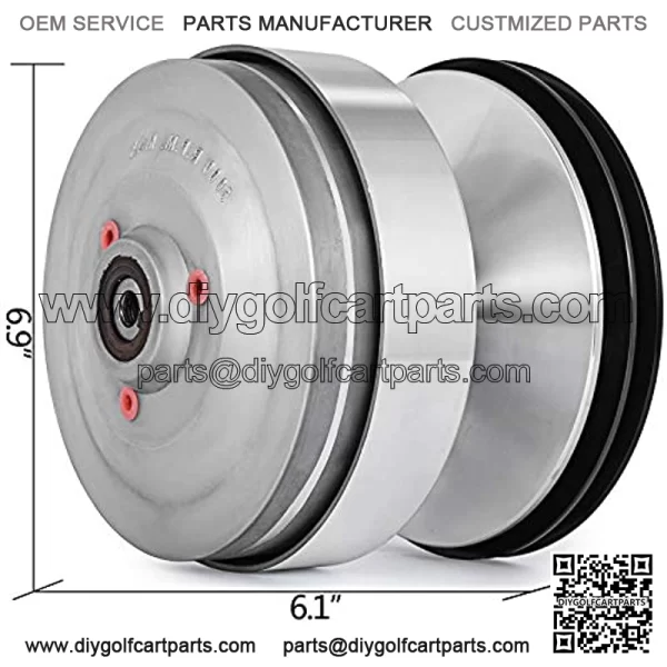 Club Car Gas Golf Cart Drive Clutch Precedent Front Clutch U5000 RPM 5700 Metal CP0020 5700 - Image 2