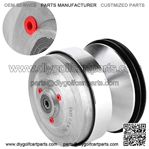 Drive Clutch, Club Car Drive Clutch Assembly Replacement Fit for Precedent Carryall Turf 1 or 2 Golf Cart, Replaces OE Number 101833902 - Image 2